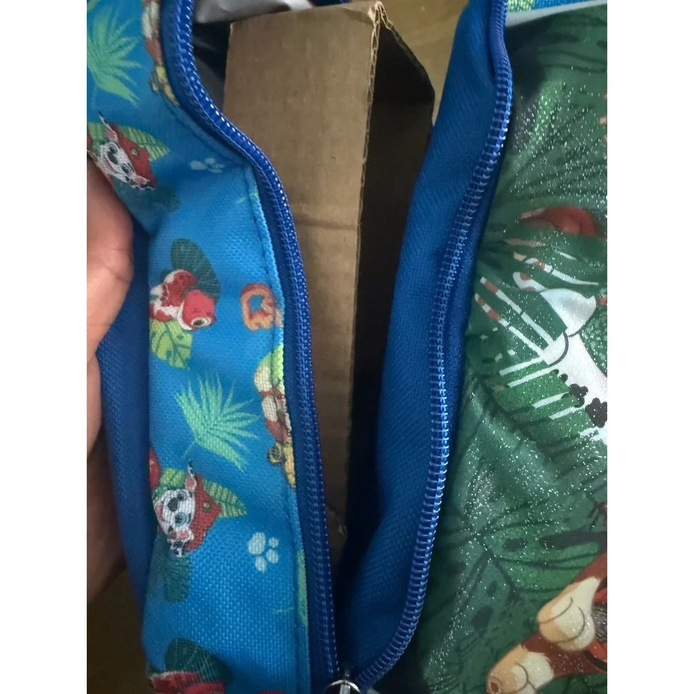 Paw Patrol Dino Movie Backpack and Insulated Lunch Bag Set Unstoppable Blue